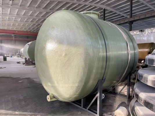 Οριζόντια φυτικά υαλοπίνακα Frp δεξαμενή αποθήκευσης, FRP δεξαμενή αποθήκευσης, φυτικά υαλοπίνακα χημική δεξαμενή υψηλής πυκνότητας