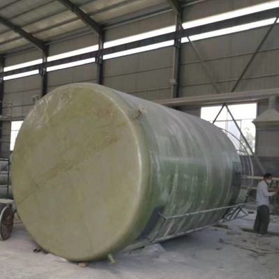 Τανκ από υαλοπλαστική FRP με διακόπτη πλεύσης για τον έλεγχο της στάθμης νερού, Τανκ αποθήκευσης ΥΦΑ πλήρους συγκράτησης