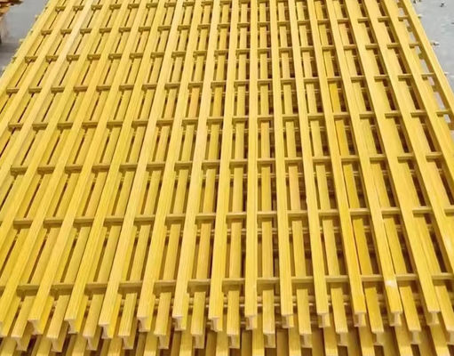 Επαγγελματική Διαφανής ΦΡΡ Grating 38X38x38mm Frp Grp Grating Υψηλή αντοχή