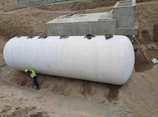 1000L ΦΡΠ Βιοσηπτική δεξαμενή Χωρίς διαρροή Φυτογυάλινη δεξαμενή αποχέτευσης Καθαρισμός λυμάτων