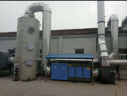Πολυχρωματικό Gelcoat Biogas FRP Πύργος απορρόφησης οξέος ομίχλης Πύργος συσκευασίας ψεκασμού