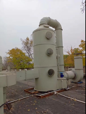 Πολυχρωματικό Gelcoat Biogas FRP Πύργος απορρόφησης οξέος ομίχλης Πύργος συσκευασίας ψεκασμού
