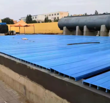 Φυτογυάλινη Grp Frp Αψίδα Καταιγίδα Καλύπτουν Pultruded Προφίλ για δεξαμενή λυμάτων
