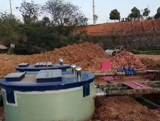 IP68 Ευφυής σταθμός αντλίας GRP FRP ίνες γυαλί θαμμένη σταθμός αντλίας Prefab εγκατάσταση