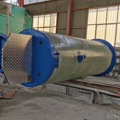 Ενσωματωμένοι σταθμοί αντλίας GRP FRP για την αντιμετώπιση πλημμυρών