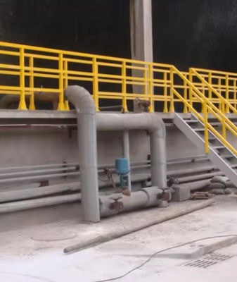 Υδροδυναμικά υαλοπλαστική λαβή GRP Σχέδια φράχτη FRP για εξωτερικά σκαλιά