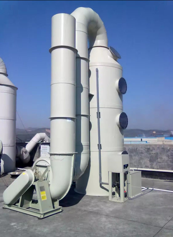 Πολυχρωματικό Gelcoat Biogas FRP Πύργος απορρόφησης οξέος ομίχλης Πύργος συσκευασίας ψεκασμού