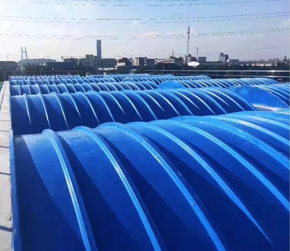 Πλάκα κάλυψης FRP αντι-διάβρωσης πάχους 1 mm-10 mm για δεξαμενές αποβλήτων
